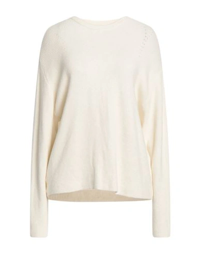 Caractere Caractère Woman Sweater Ivory Size 2 Viscose, Polyester, Polyamide In White