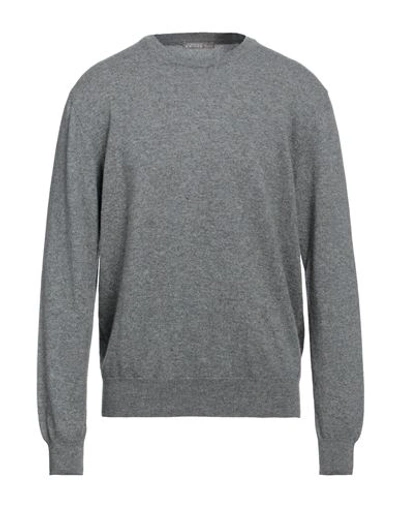Andrea Fenzi Man Sweater Grey Size 42 Cashmere