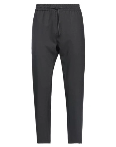 Dondup Man Pants Black Size 31 Virgin Wool, Elastane In Black