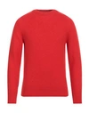 +39 Masq Man Sweater Red Size 42 Wool