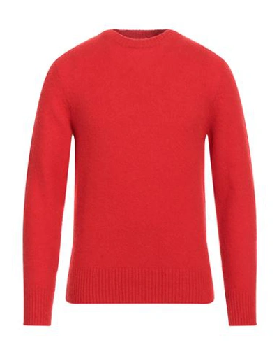 +39 Masq Man Sweater Red Size 40 Wool