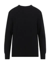 +39 Masq Man Sweater Black Size 36 Wool