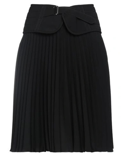 Neil Barrett Woman Mini Skirt Black Size 6 Polyester
