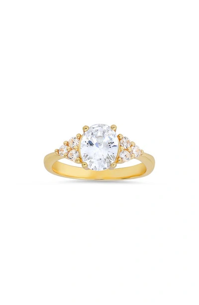 Queen Jewels Cubic Zirconia Ring In Gold