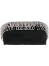 Rotate Birger Christensen Embellished Cotton Crop Top In Black