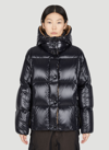Moncler Parana Logo-appliquéd Quilted Shell Hooded Down Jacket In Black