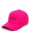 PALM ANGELS LOGO-EMBROIDERED COTTON BASEBALL CAP