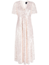 Needle & Thread Woman Midi Dress Light Pink Size 12 Recycled Polyester In Neutrals