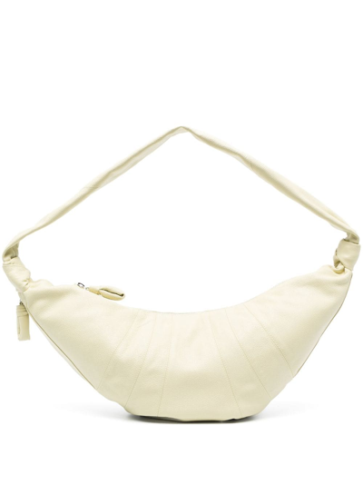 Lemaire Large Croissant Shoulder Bag In Yellow
