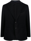 Tagliatore Tailored Jacket With Notched Lapels In Blue