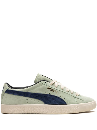 Puma Suede Vtg Low-top Sneakers In Green