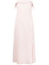 PHILOSOPHY DI LORENZO SERAFINI STRAPLESS MIDI DRESS