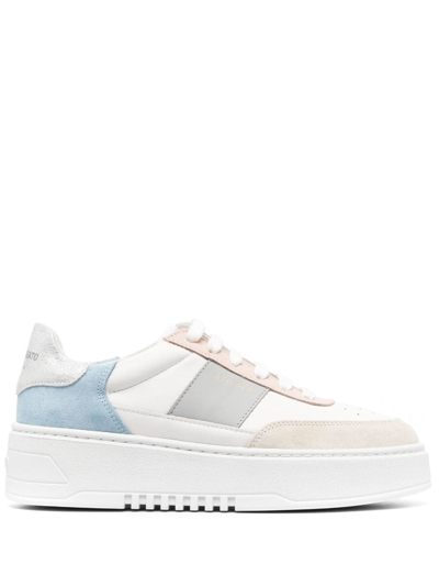 Axel Arigato Orbit Chunky-sole Sneakers In White/blue