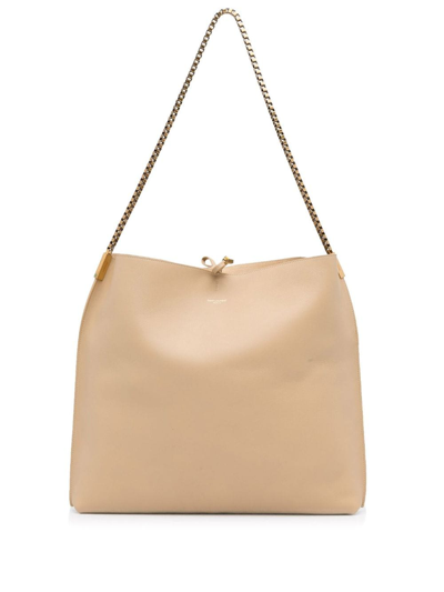 Pre-owned Saint Laurent Suzanne Shoulder Bag In Neutrals