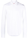 Orlebar Brown Giles Linen Textured Tailored Fit Button Down Shirt In White