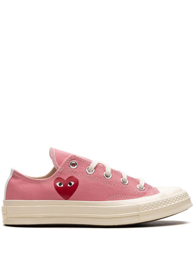 Converse X Comme Des Garçons Play Chuck 70 Low Trainers In Pink