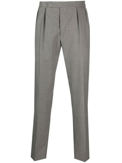 Polo Ralph Lauren Wool Gregory Tailored Trousers In Light Grey Heather