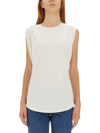 Michael Michael Kors Sleeveless T-shirt In White
