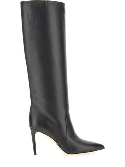 Paris Texas Stiletto Boot In Black