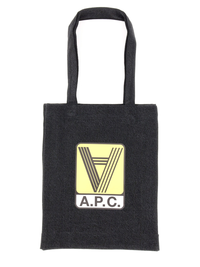 Apc Tote Bag Lou In Noir