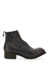 Guidi Soft Horse Full Grain Front Zip Boots In Black