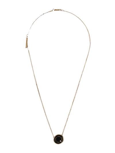 Marc Jacobs The Medallion Pendant Necklace In Ivory