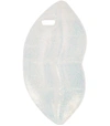 Stella Mccartney White Glitter Lips Iphone Case