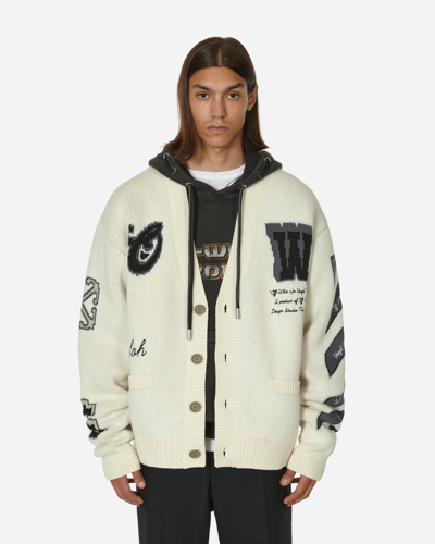 Off-white Cardigan Moon Vars In White