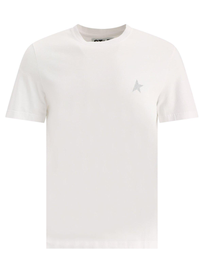Golden Goose Star-patch T-shirt In White/silver