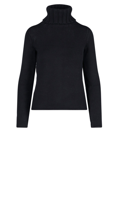 Zanone Turtleneck Jumper In Black