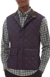 Barbour Liddesdale Quilted Vest In Fig