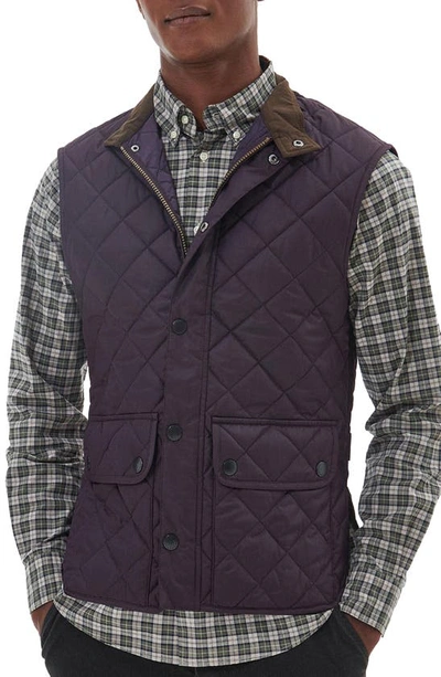 Barbour Liddesdale Quilted Vest In Fig