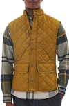 Barbour Liddesdale Quilted Vest In Washed Ochre