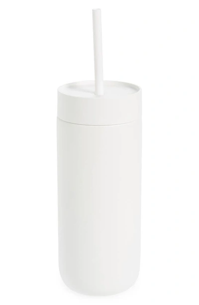 Fellow Carter Cold Tumbler In Matte White