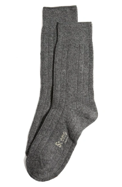 STEMS LUXE MERINO WOOL & CASHMERE BLEND CREW SOCKS