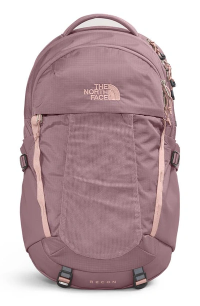 The North Face Recon Backpack In Fawn Grey/ Pink Moss