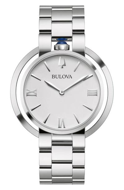 Bulova Classic Rubaiyat Bracelet Watch, 30mm In Silverone