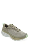 Hoka Bondi 8 Running Shoe In Khaki