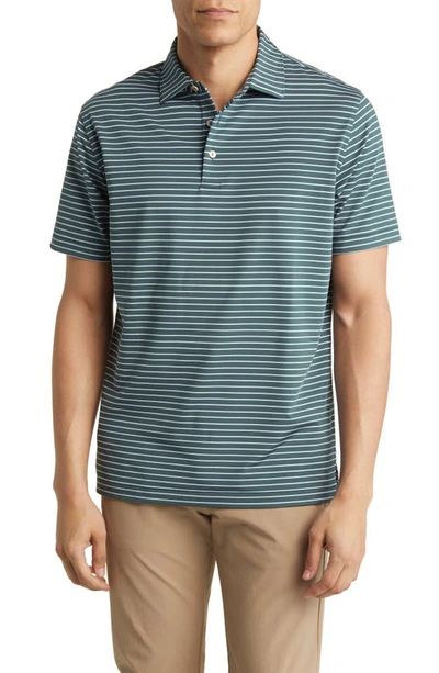 Peter Millar Drum Performance Jersey Polo In Balsam