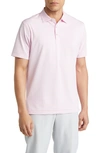 Peter Millar Drum Performance Jersey Polo In Palmer Pink