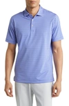 Peter Millar Drum Performance Jersey Polo In Purple Rose