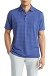 Peter Millar Drum Performance Jersey Polo In Sport Navy