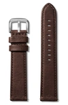 Shinola Extra Large Grizzly Classic Interchangeable Leather Watchband, 22mm In British Tan