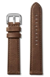 Shinola Grizzly Interchangeable Leather Watchband, 20mm In Cattail