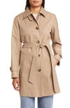 Sam Edelman Insulated Trench Coat In Sand