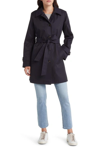 Sam Edelman Trench Coat In Navy