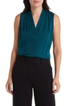 Kobi Halperin Mila Silk-stretch Sleeveless Top In Sea Moss