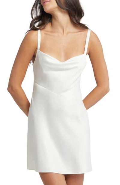 Rya Collection Heavenly Satin Chemise In Ivory
