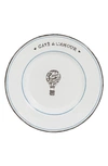 Juliska L'amour Toujours Dinner Plate In Whitewash Black