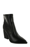 Mia Rachell Block Heel Bootie In Black